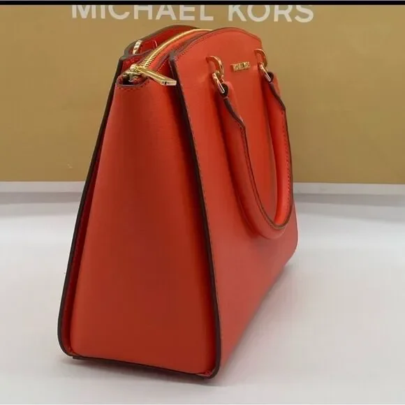 🆕️💥MK lg Satchel Leather in Mandarin - Picture 14 of 15